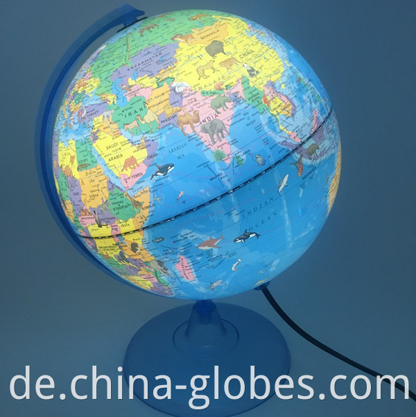 plastic globe